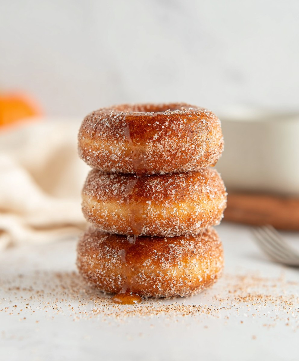 Pumpkin spice donuts