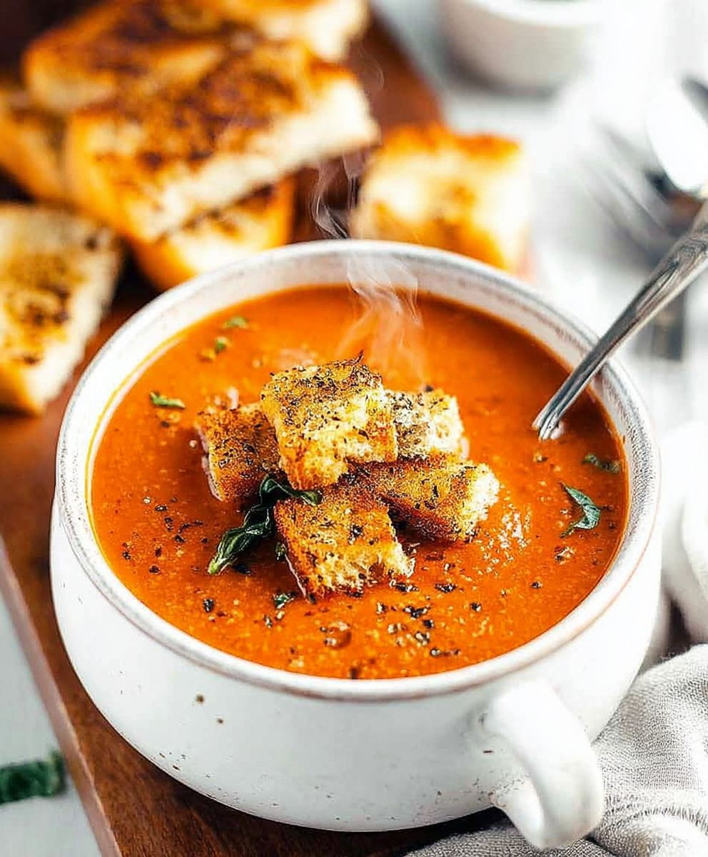 Roasted Tomato Basil Soup