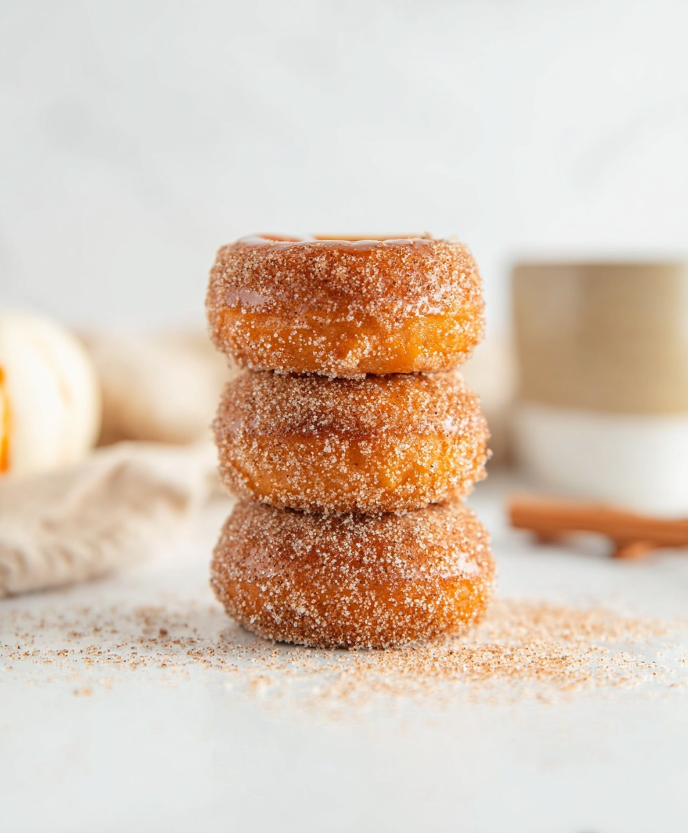 Pumpkin spice donuts