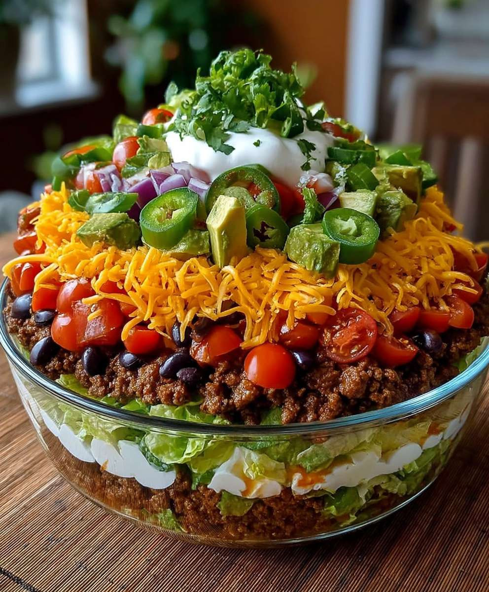 Seven Layer Taco Salad
