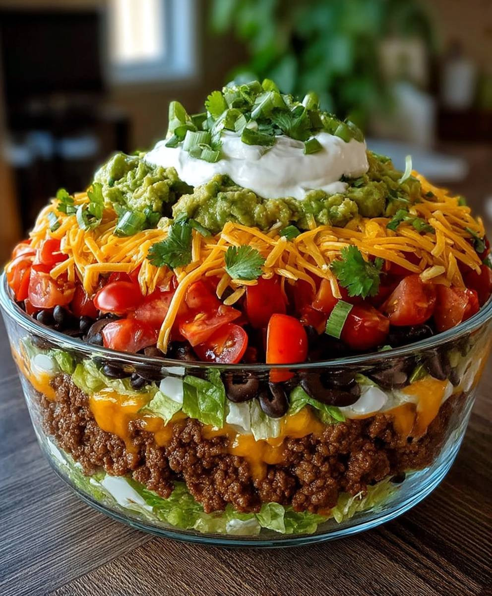 Seven Layer Taco Salad