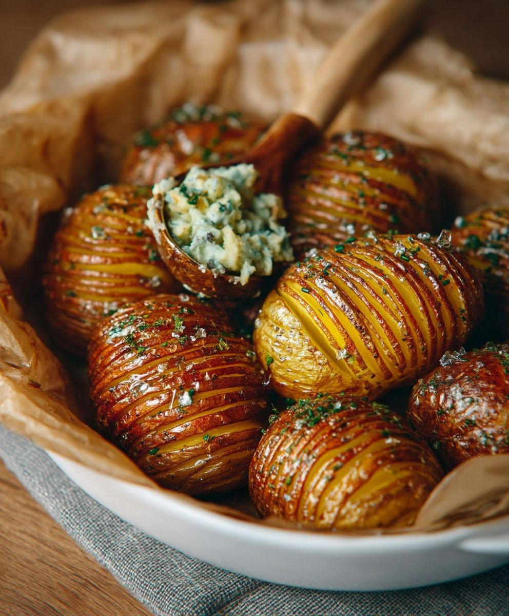 Hasselback Potatoes Cajun Dip