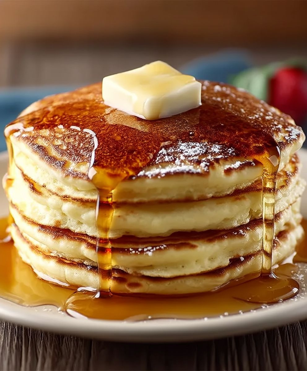 Old Fashioned Pancakes Breakfast