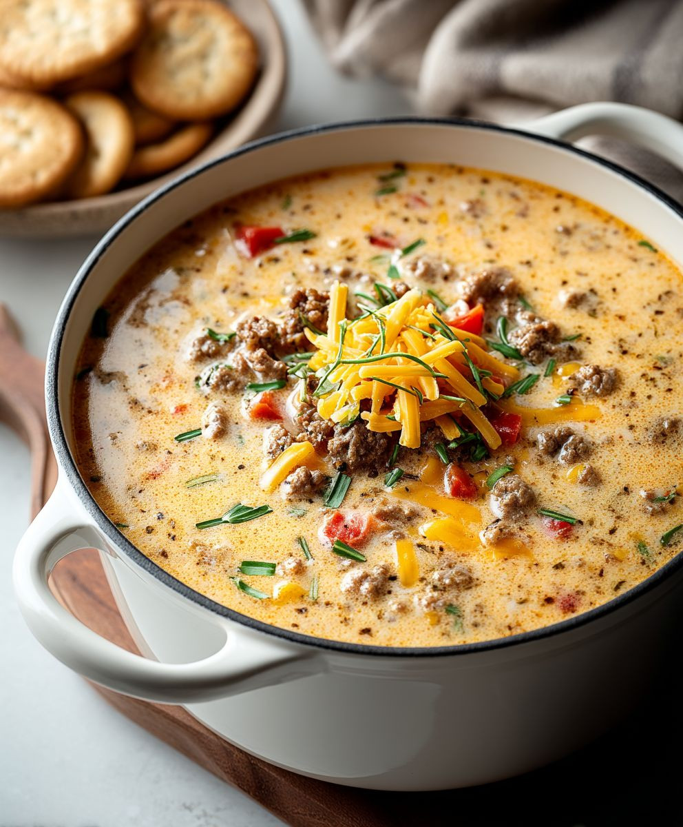 Cheeseburger Soup