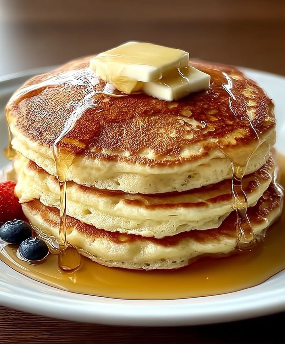 Old Fashioned Pancakes Breakfast