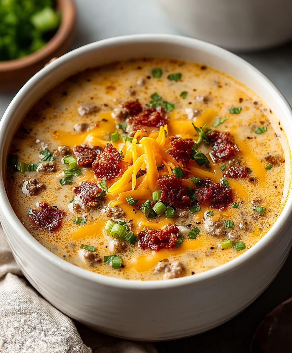 Cheeseburger Soup