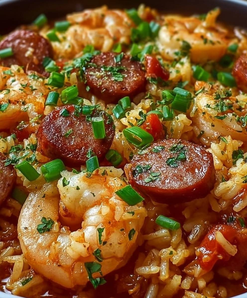 Shrimp Sausage Jambalaya