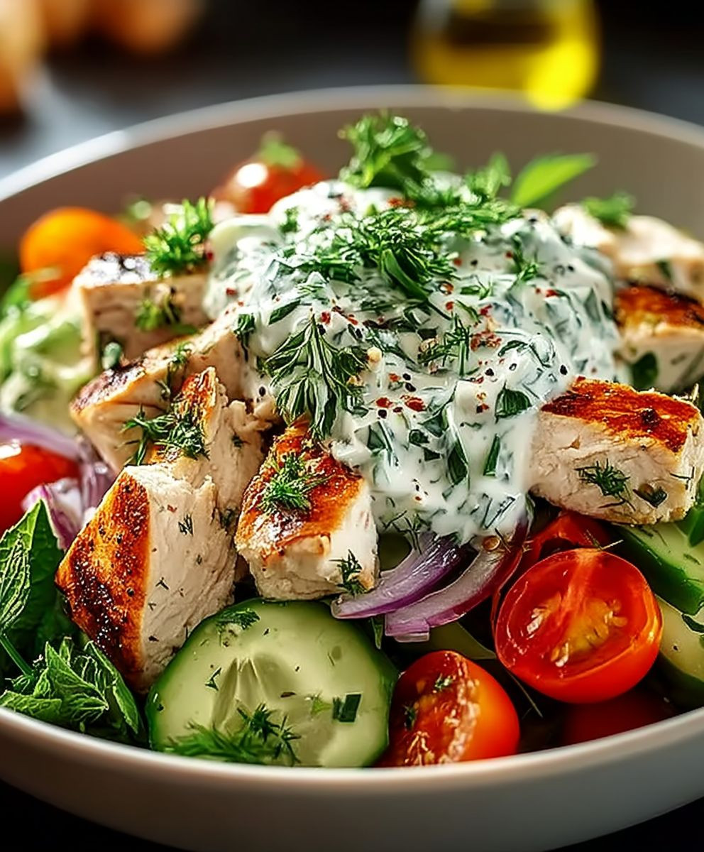 Tzatziki Chicken Salad