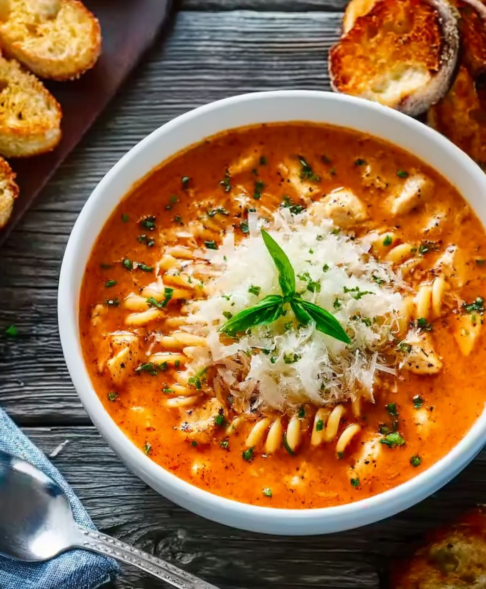 Chicken Parmesan Soup