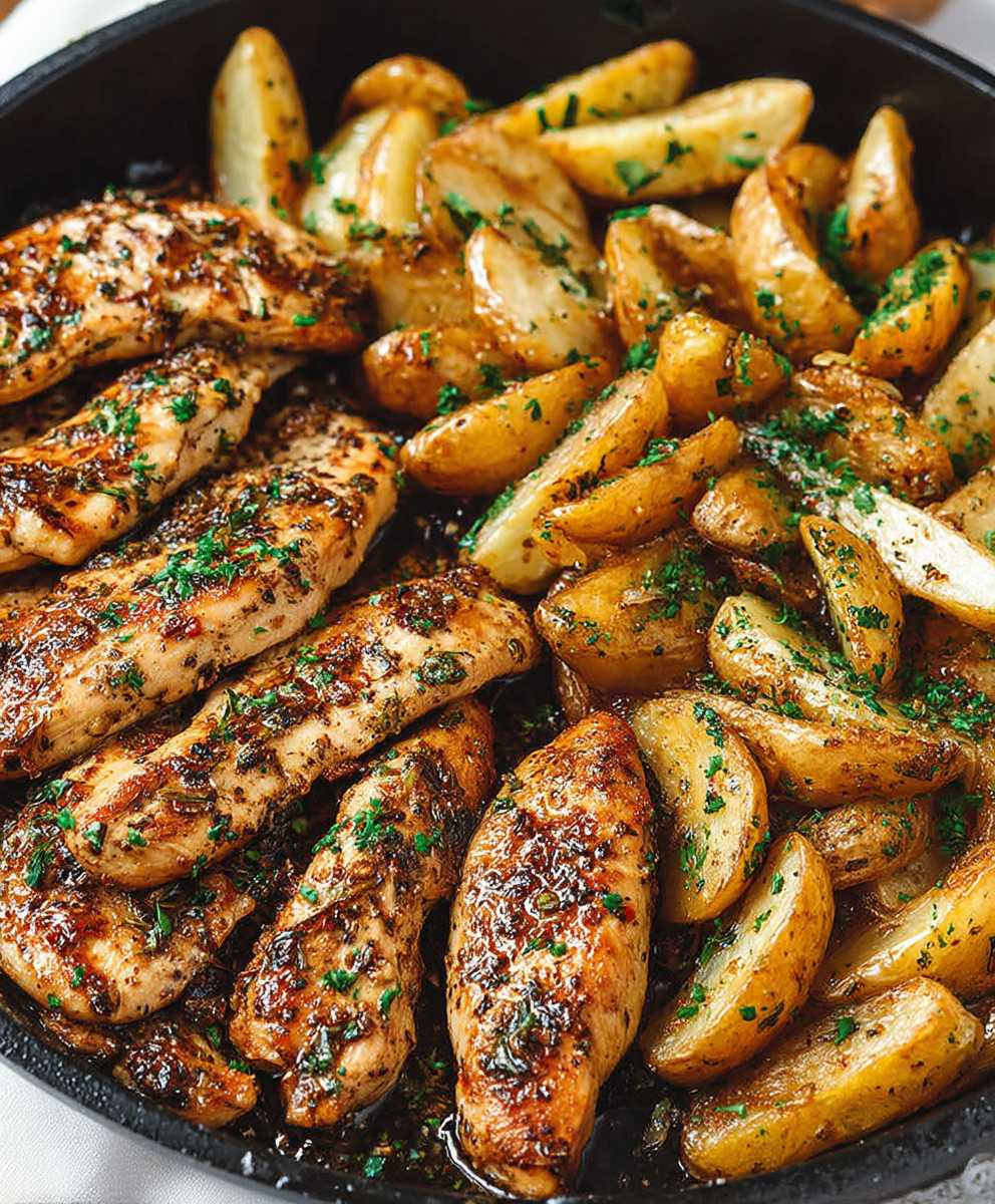 Garlic Butter Chicken Skillet