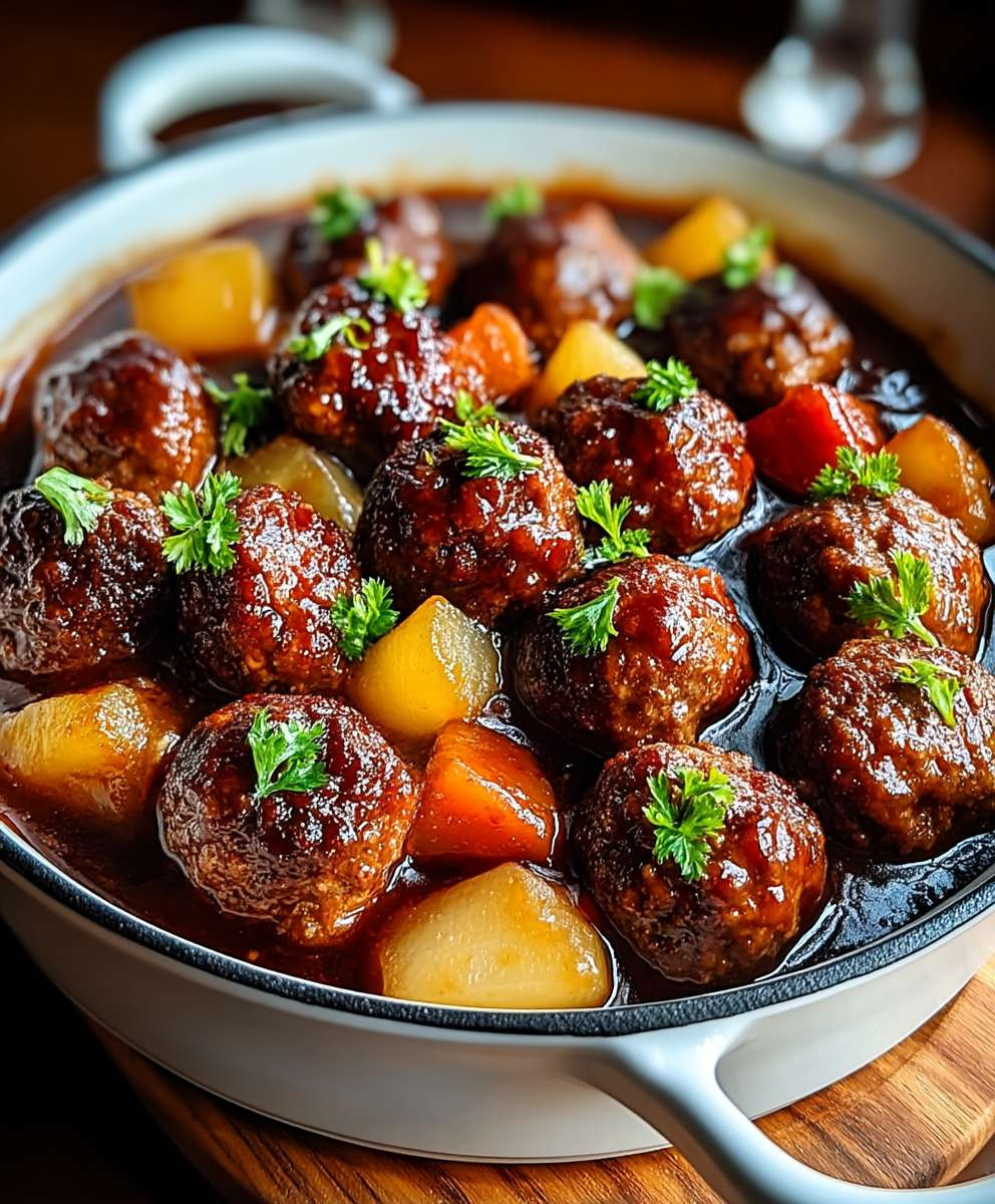 Sweet and Sour Meatballs