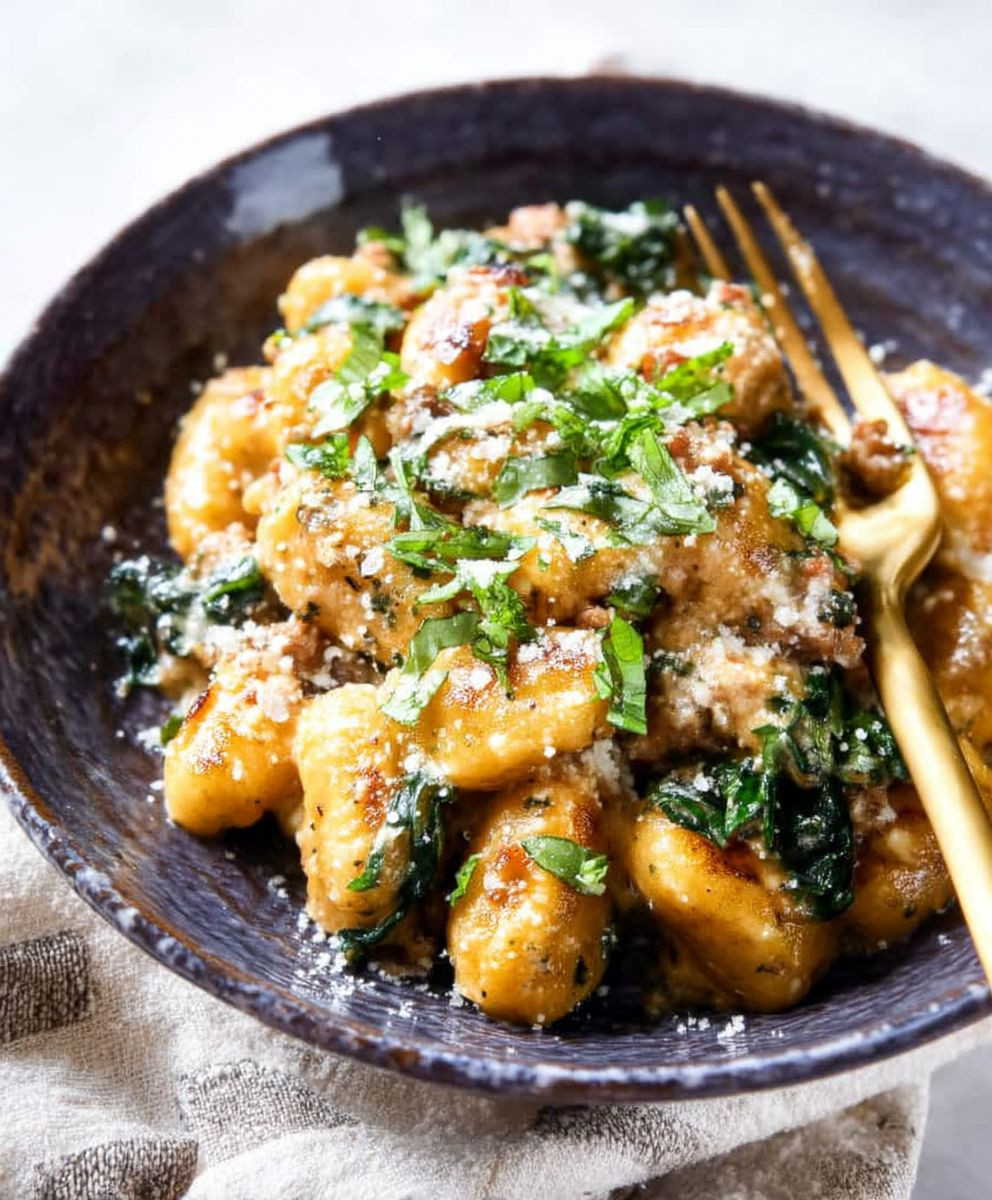 Pumpkin Sausage Gnocchi