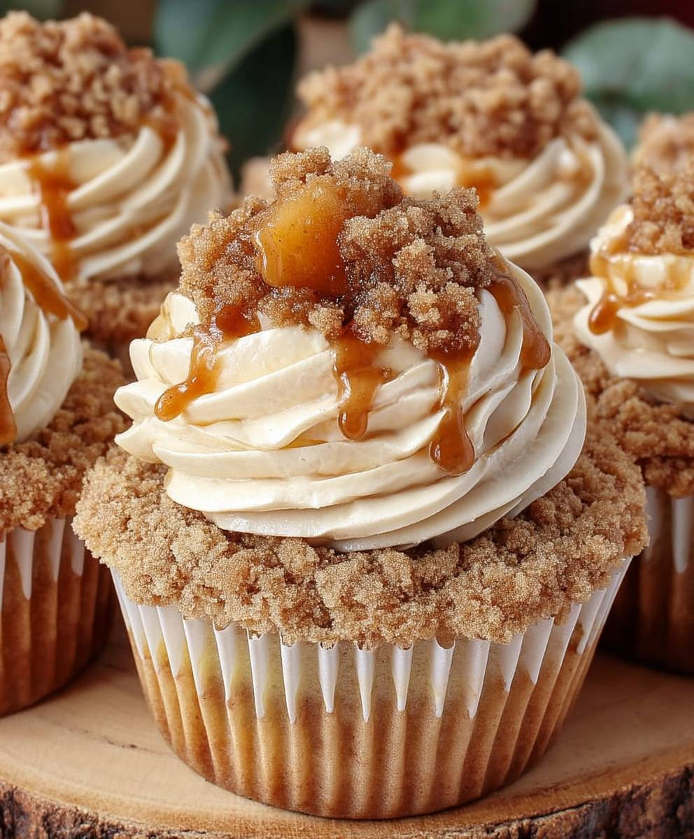 Apple Crumble Cupcakes