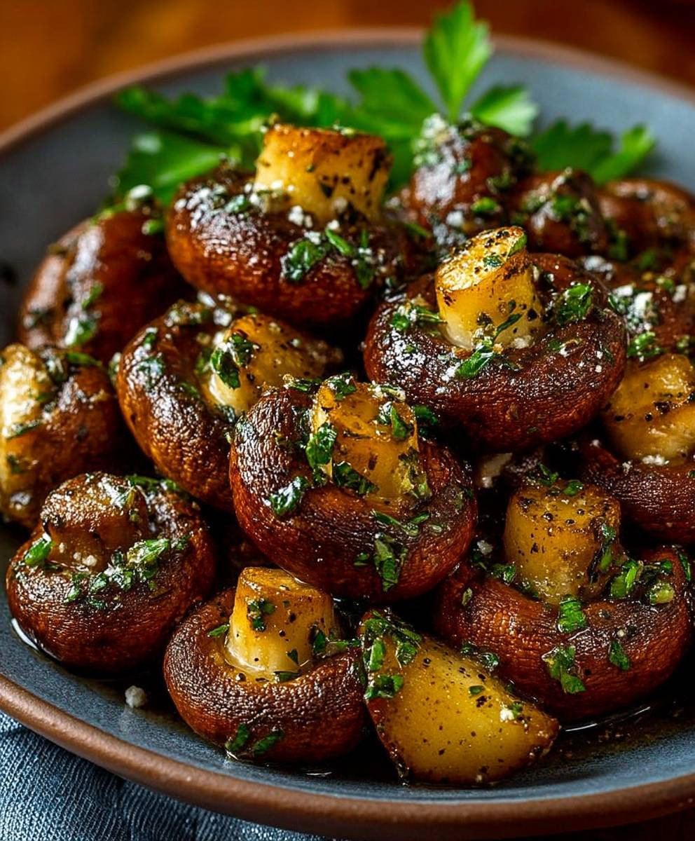 Cowboy stuffed mushrooms