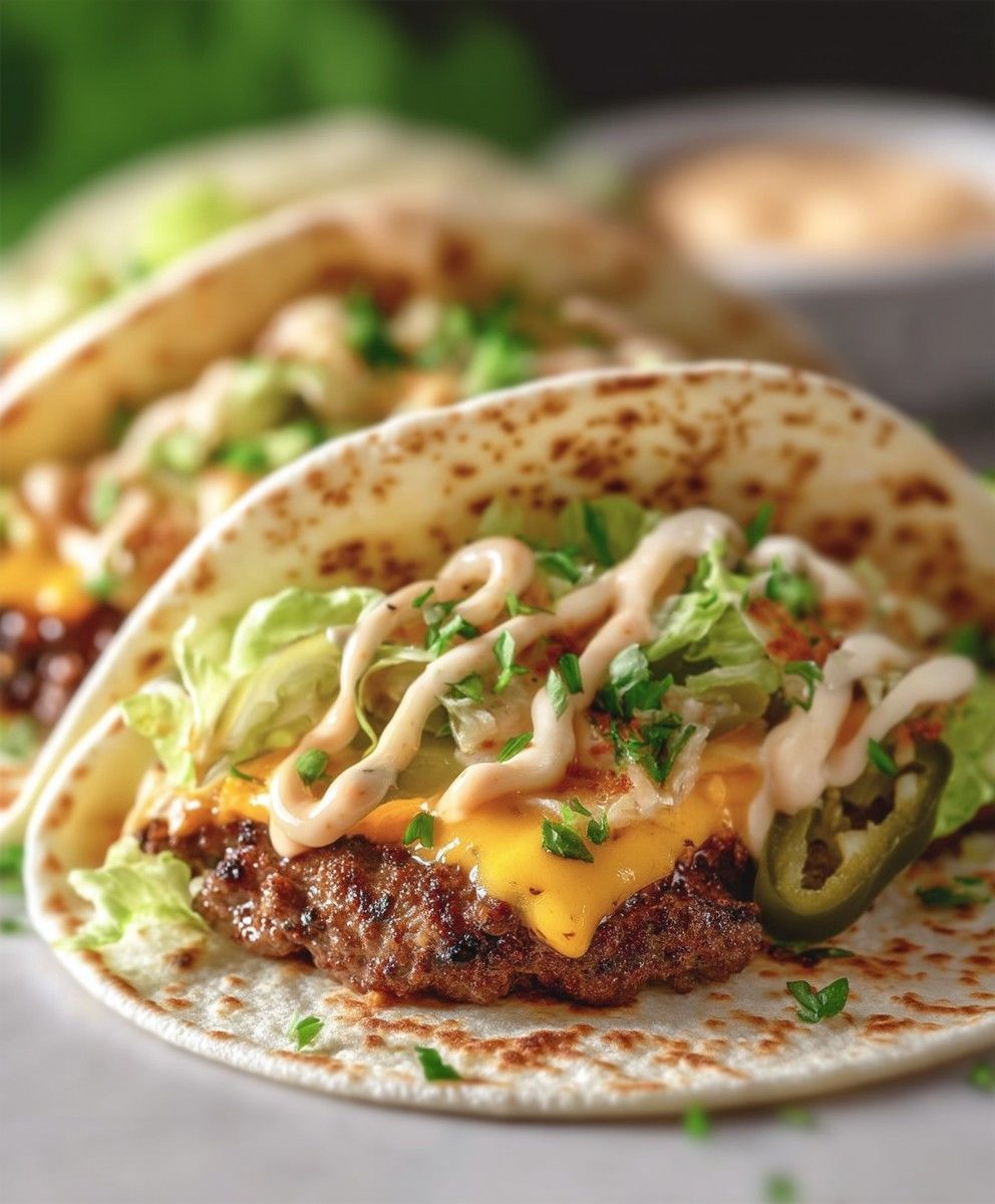 Smash Burger Tacos