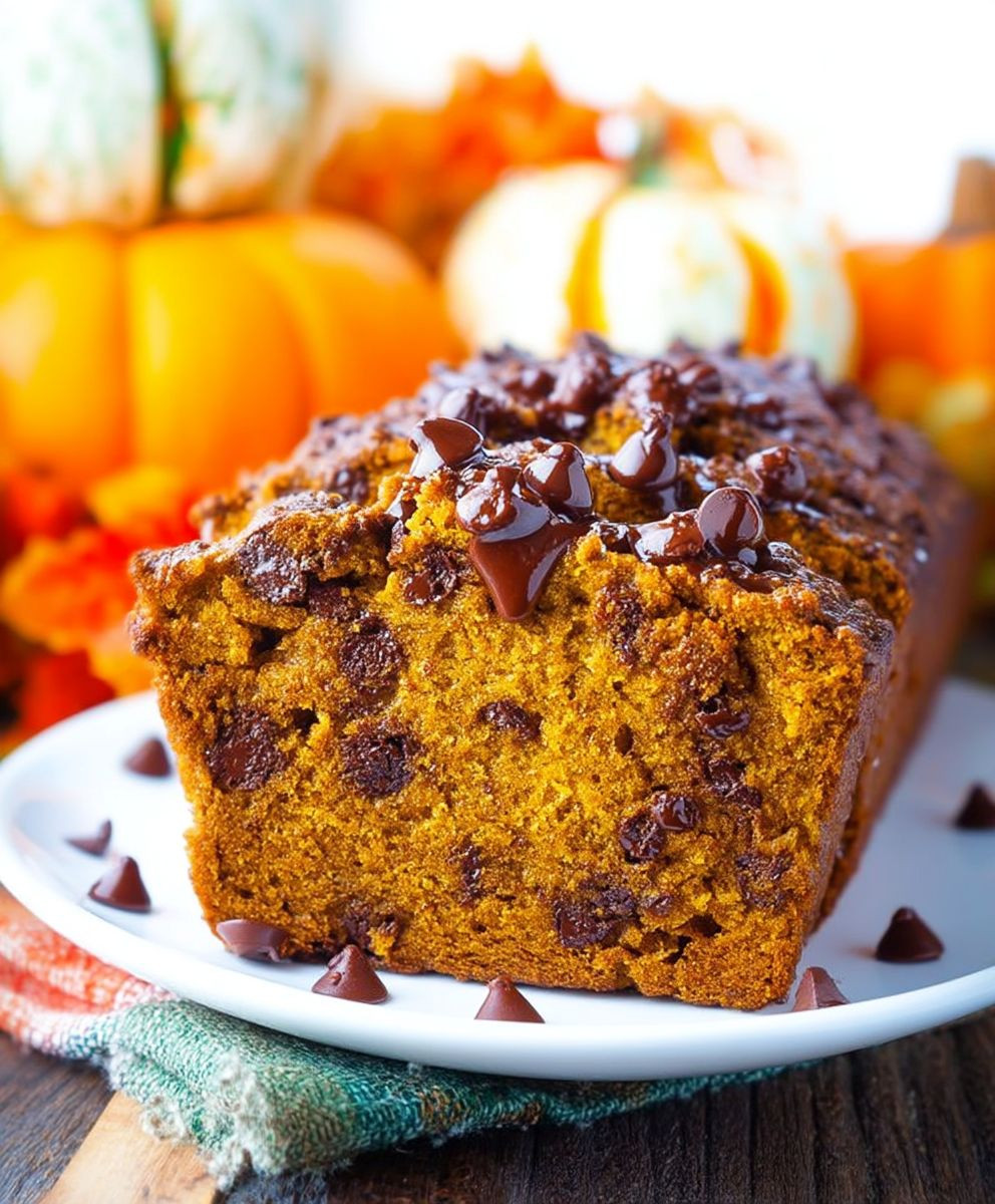 Chocolate Chip Pumpkin Bread
