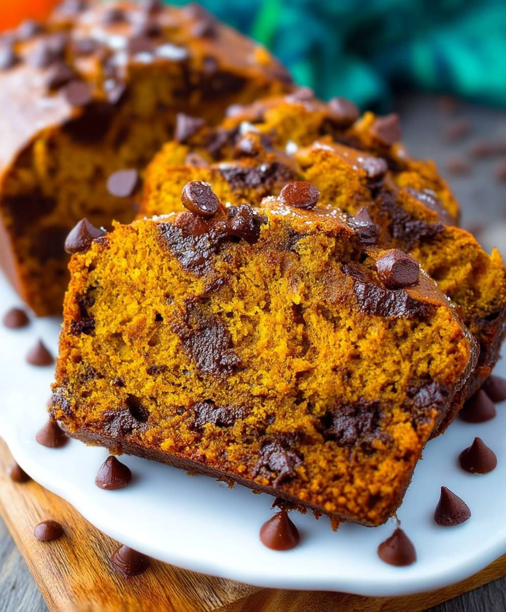 Chocolate Chip Pumpkin Bread