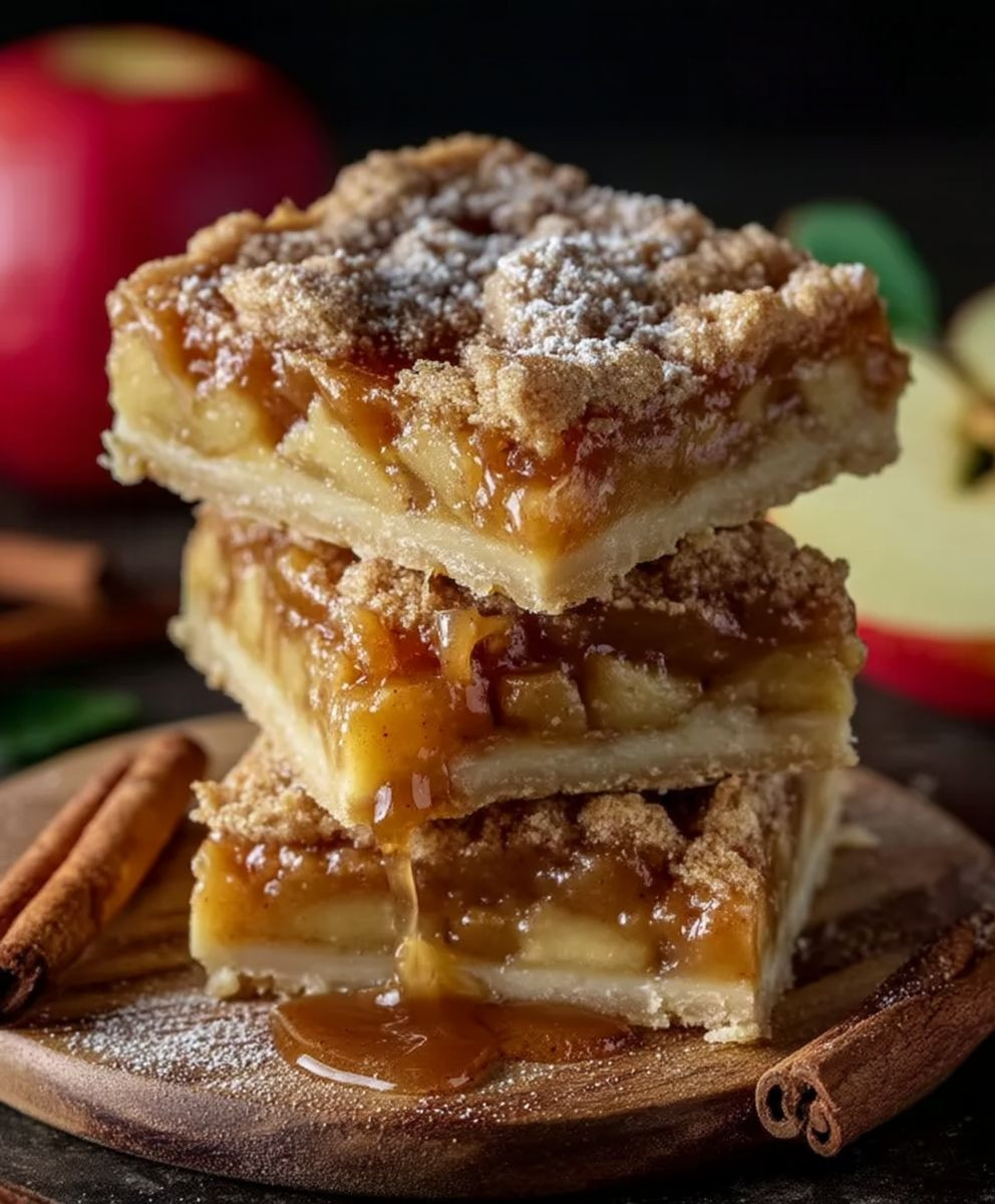 Apple pie bars
