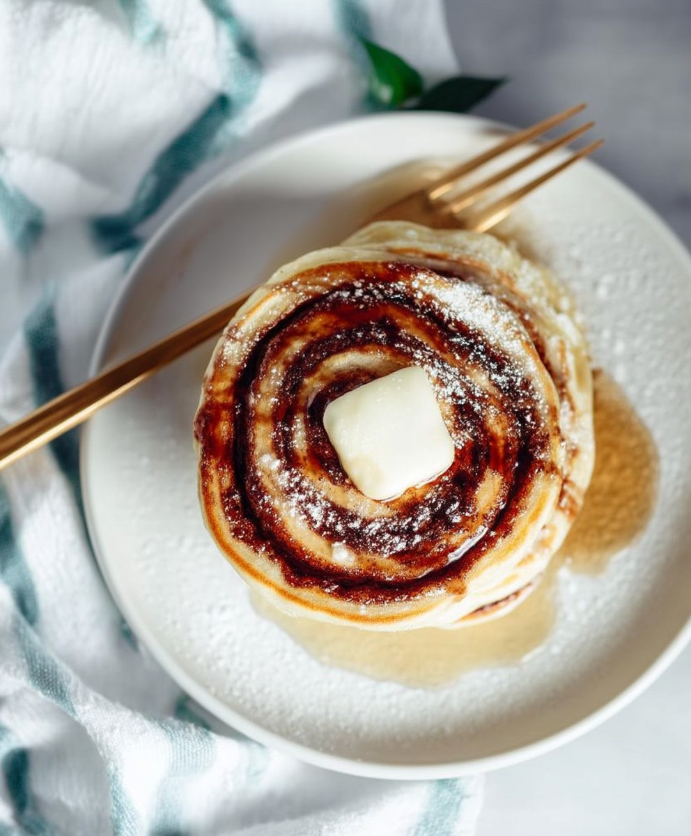 Cinnamon Swirl Pancakes