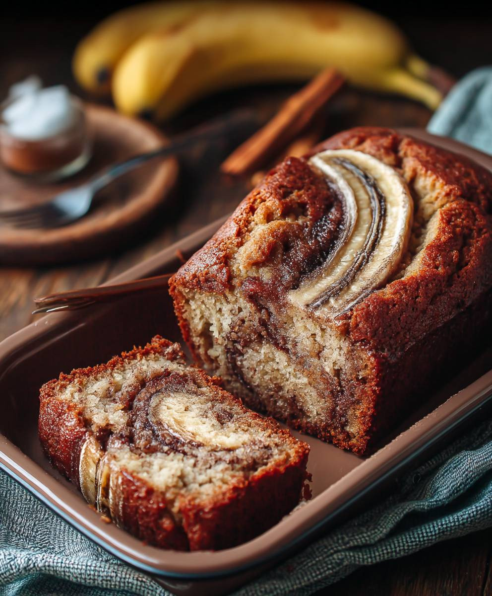 Cinnamon Swirl Banana Bread