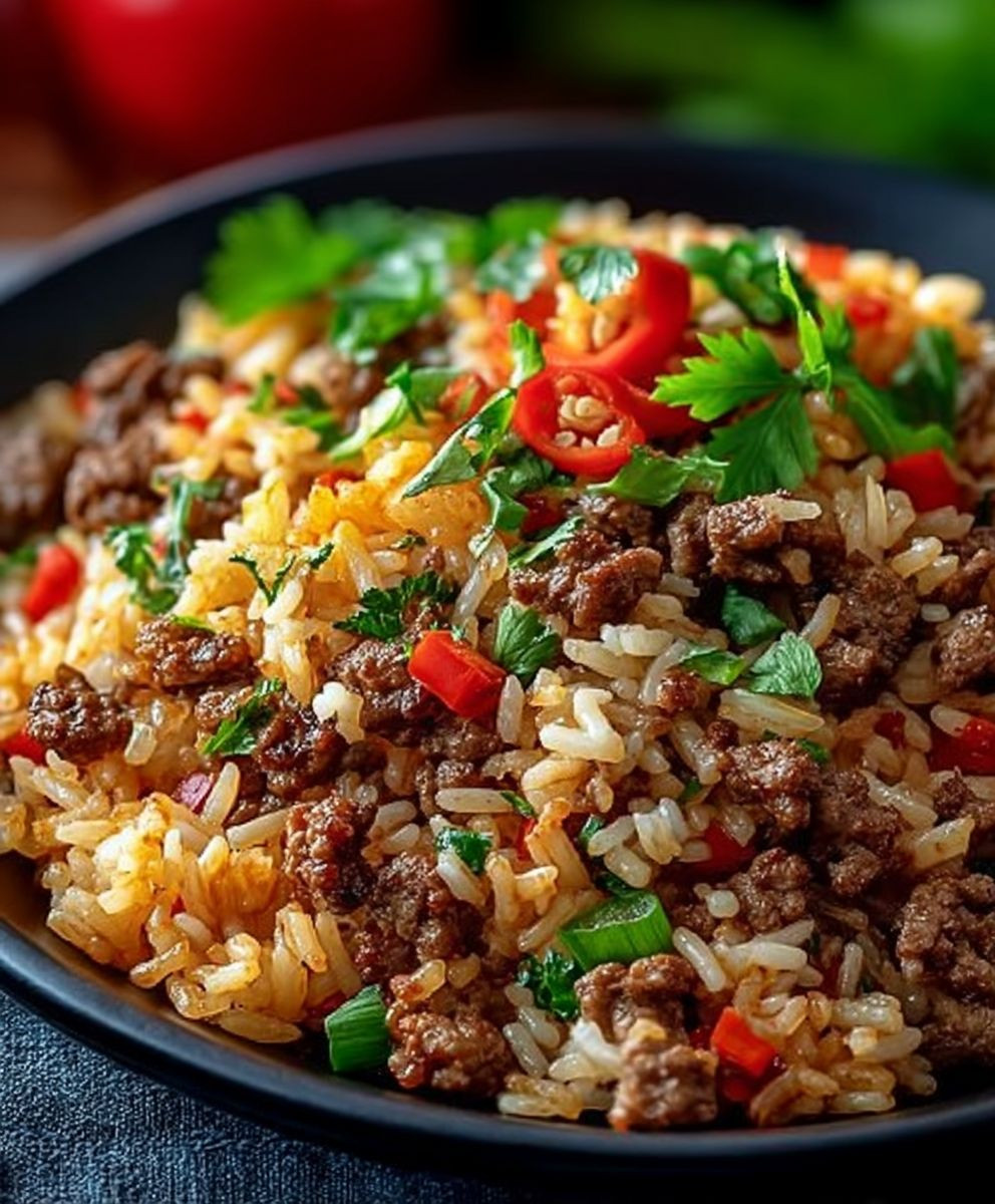 Dirty Rice Ground Beef