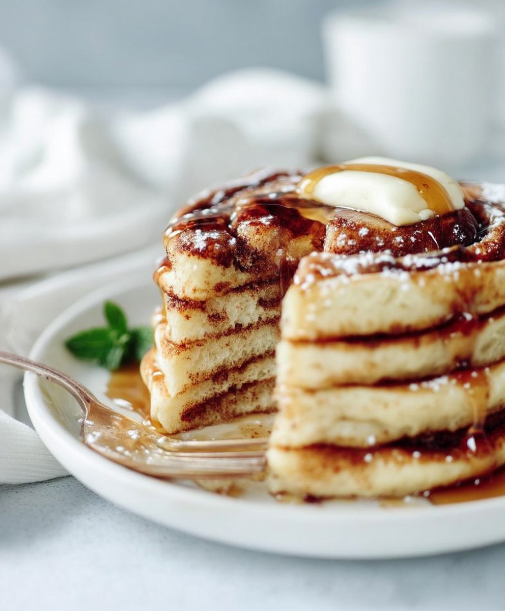 Cinnamon Swirl Pancakes