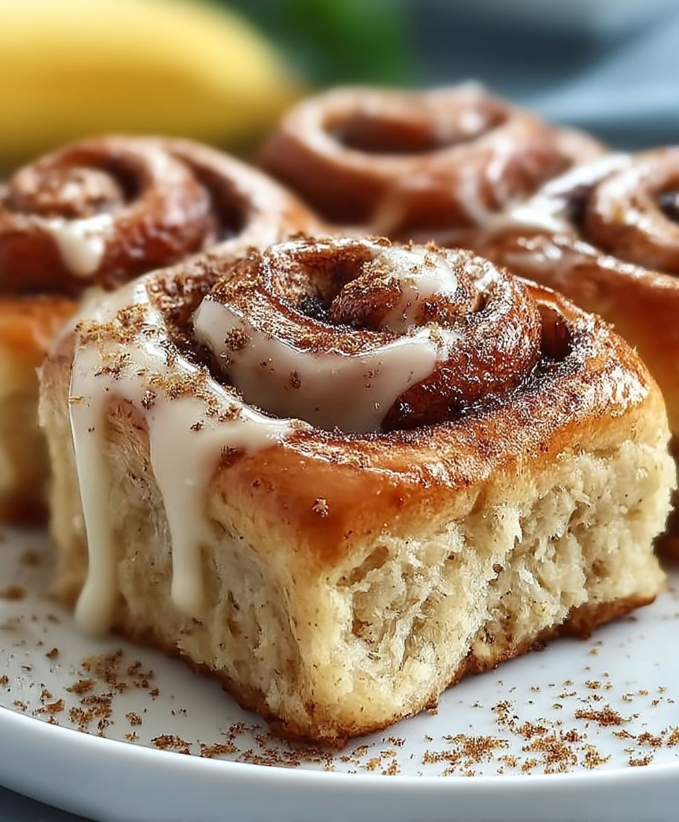 Banana Bread Rolls