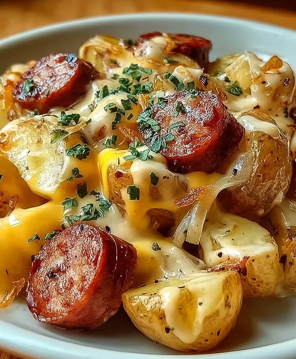 Cheesy Ranch Potatoes Sausage