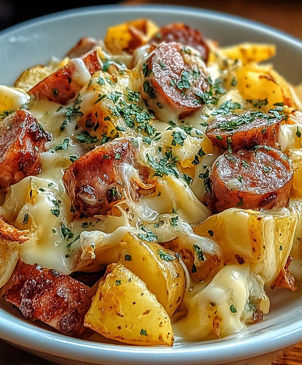 Cheesy Ranch Potatoes Sausage