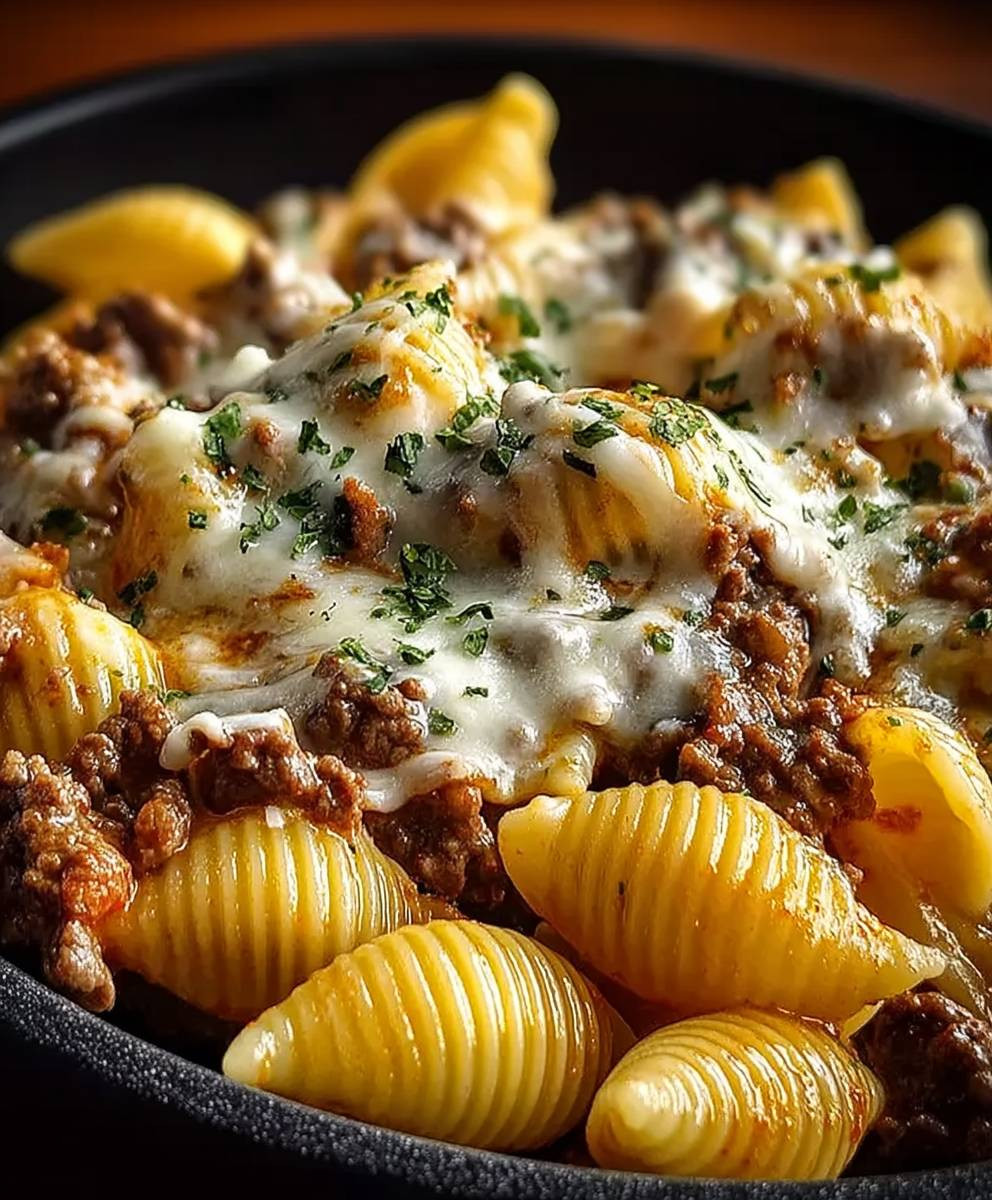 Cheesy Ranch Beef Pasta
