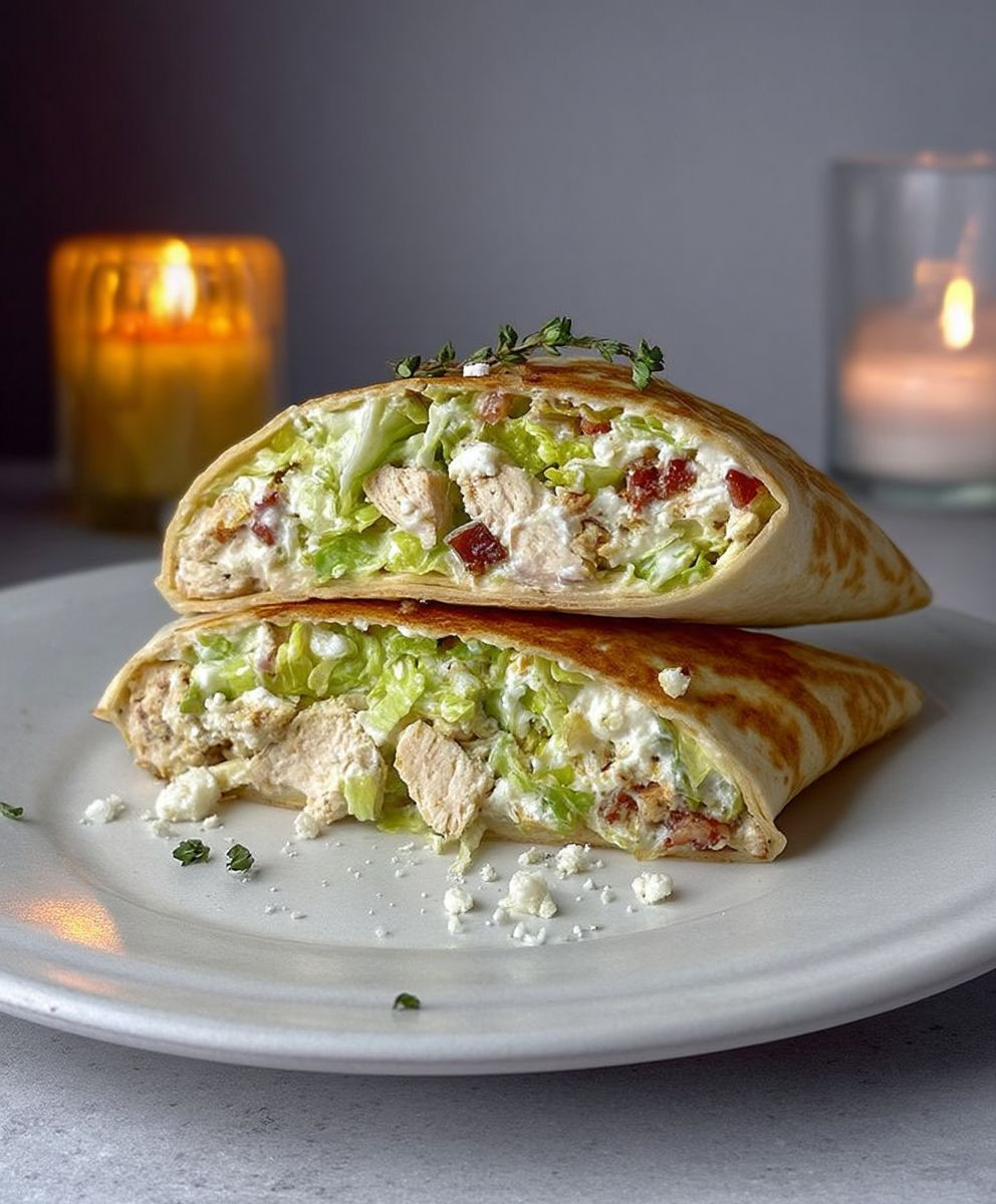 Chicken Caesar Salad Wrap