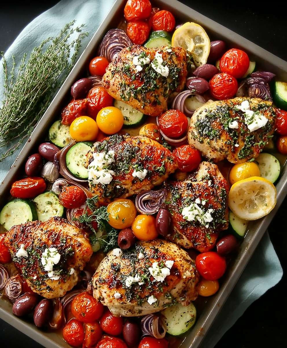 Greek Chicken and Veggies