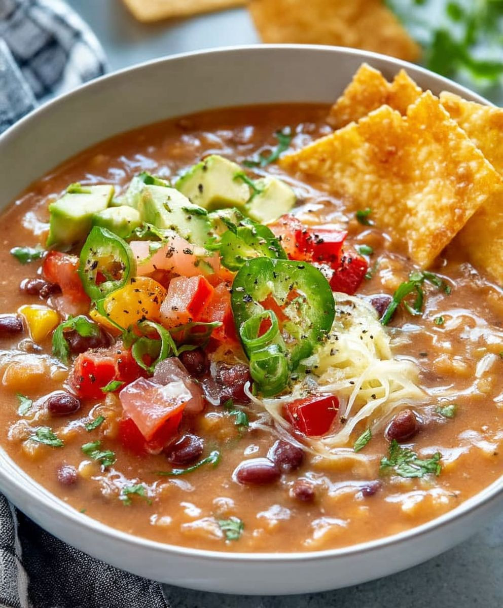 Lentil Tortilla Soup