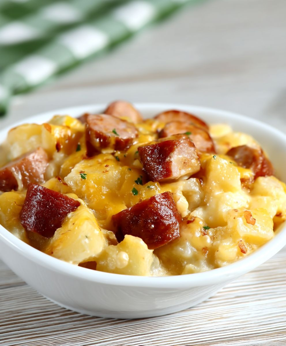 Sausage potato casserole slow cooker