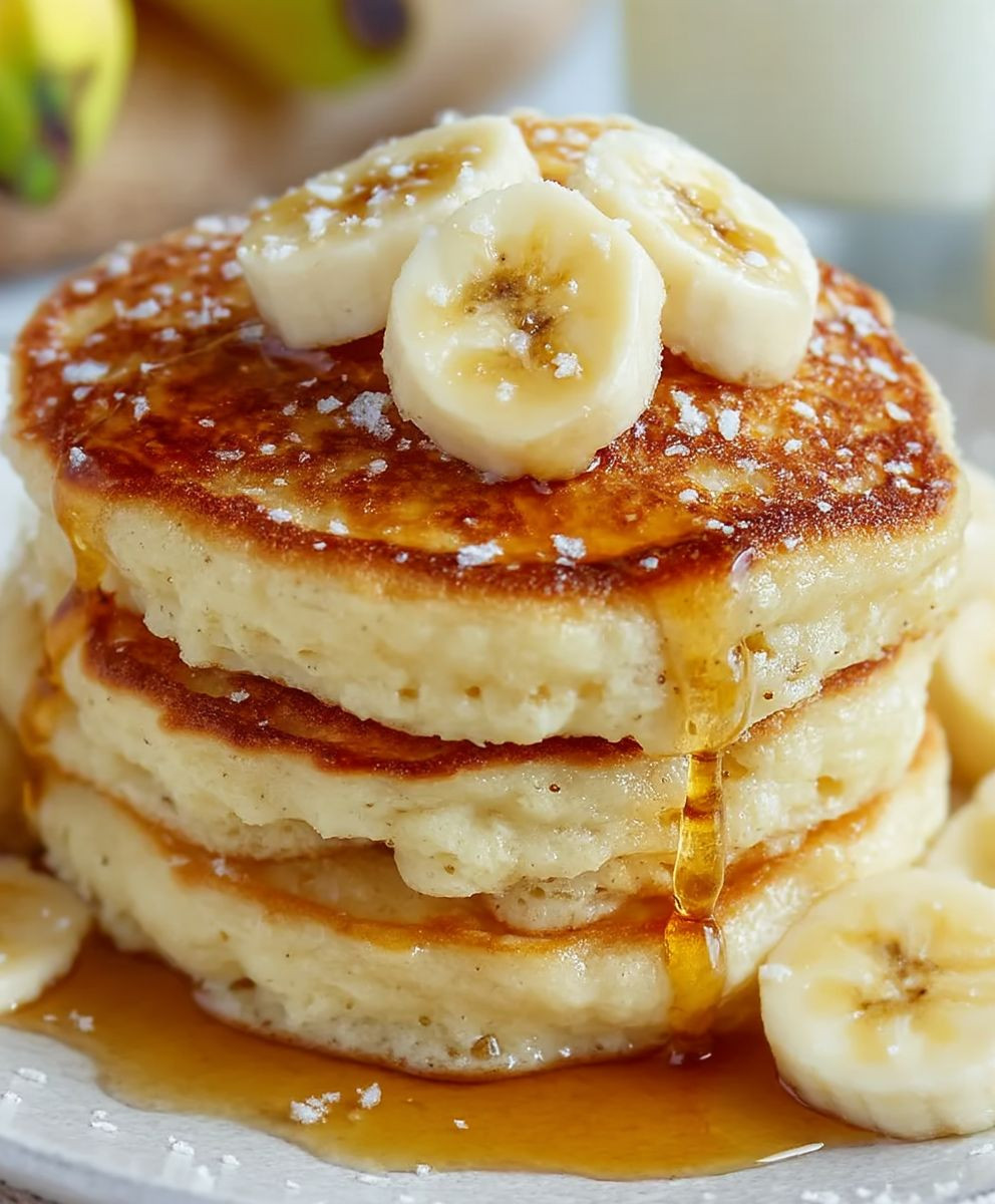 Brown Sugar Banana Pancakes