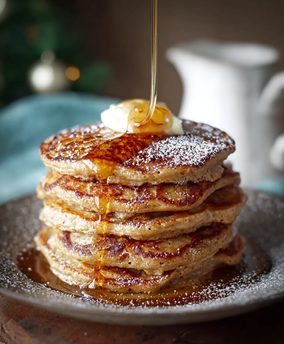 Gin-Flavored Gingerbread Pancakes: Warm & Spicy