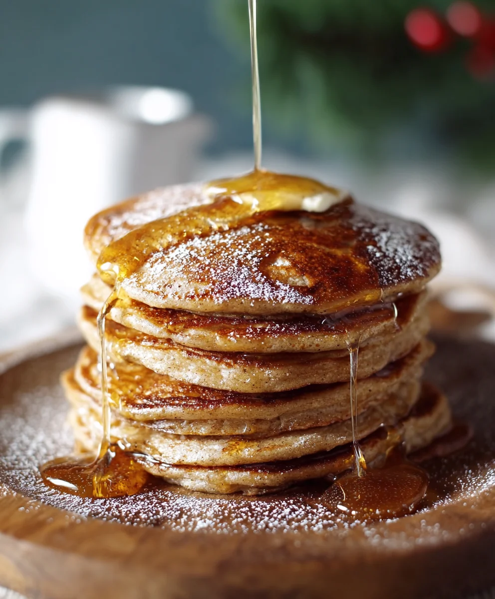 Gin-Flavored Gingerbread Pancakes: Warm & Spicy