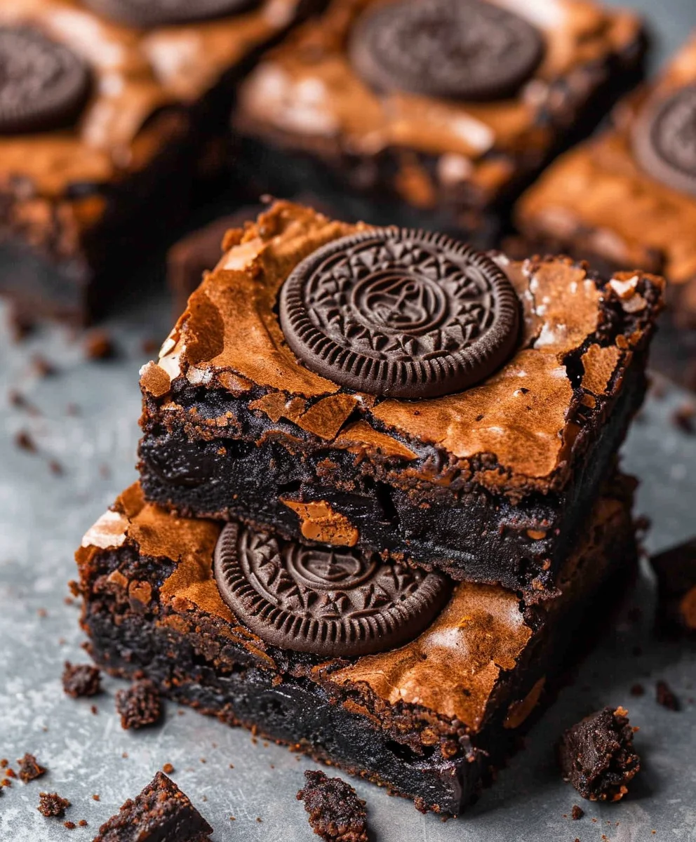 Easy Halloween Oreo Brownies - Perfect Spooky Treat!