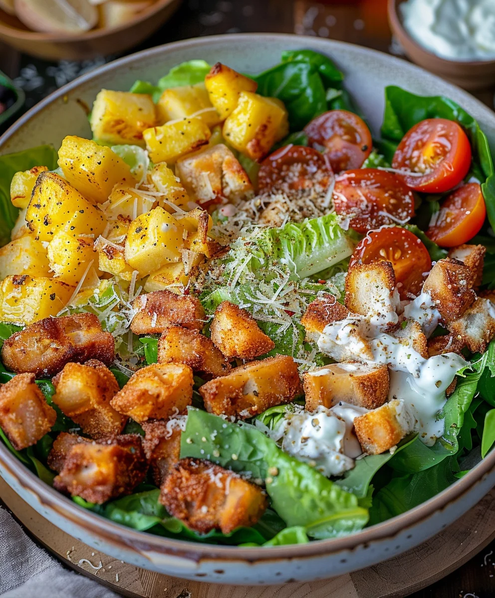Quick Caesar Chicken Bowl: Fresh, Flavorful, & Satisfying