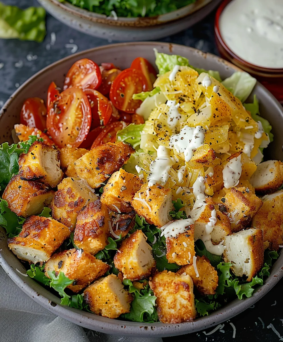 Quick Caesar Chicken Bowl: Fresh, Flavorful, & Satisfying