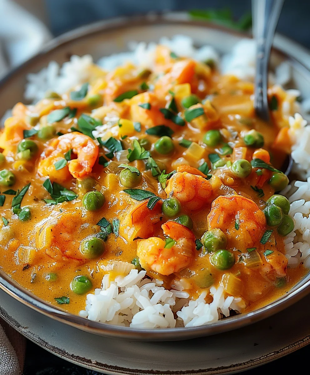 Delicious Rice with Veggies & Cream Cheese Sauce