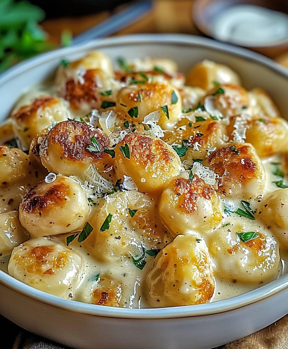 Creamy Crack Chicken Gnocchi