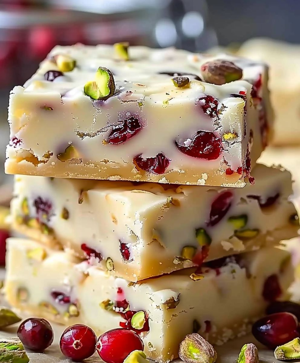 Cranberry Pistachio Shortbread