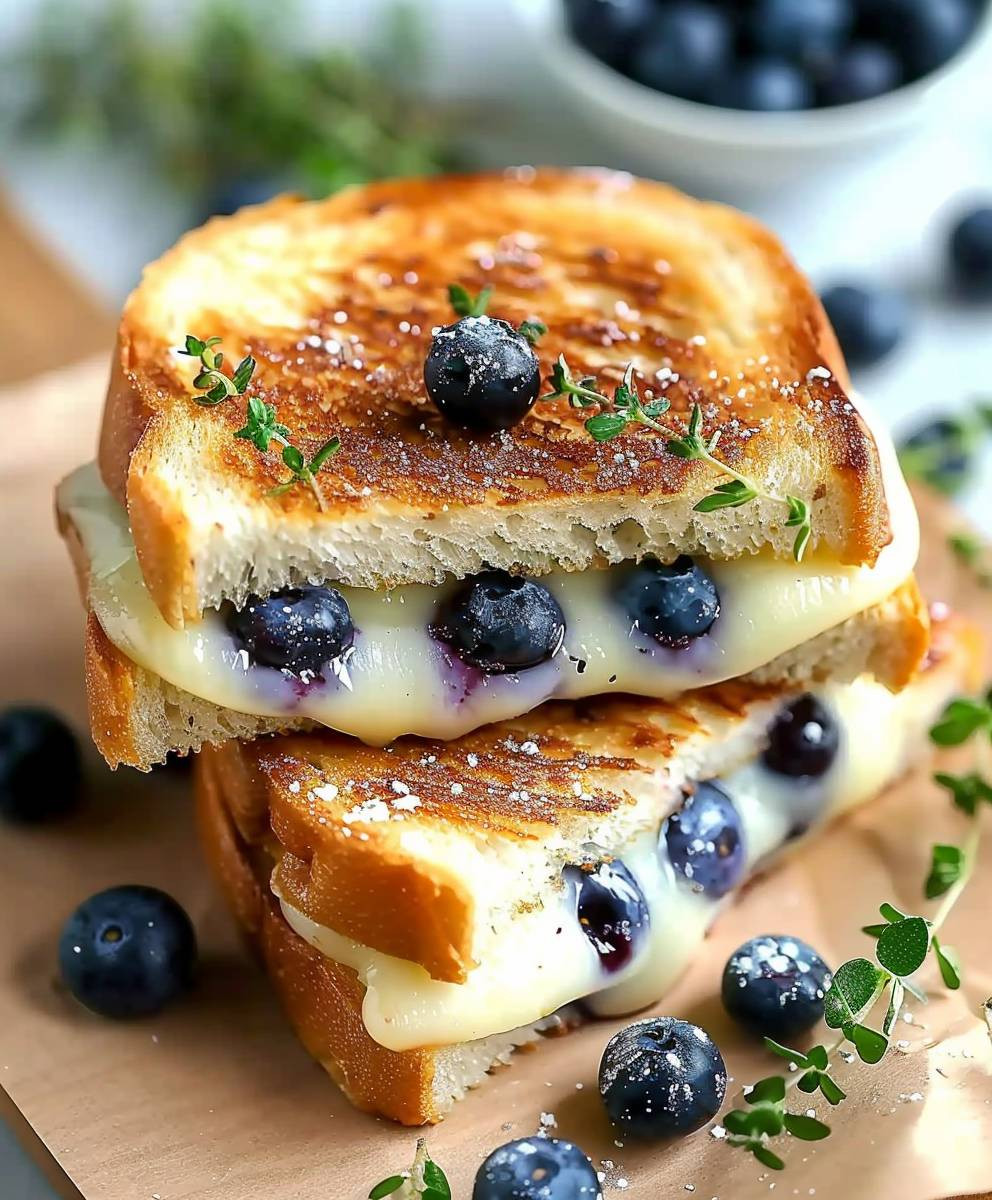 Blueberry Grilled Cheese
