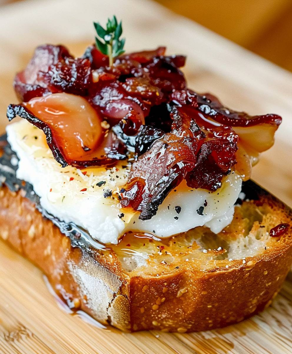 Bacon Goat Cheese Appetizer