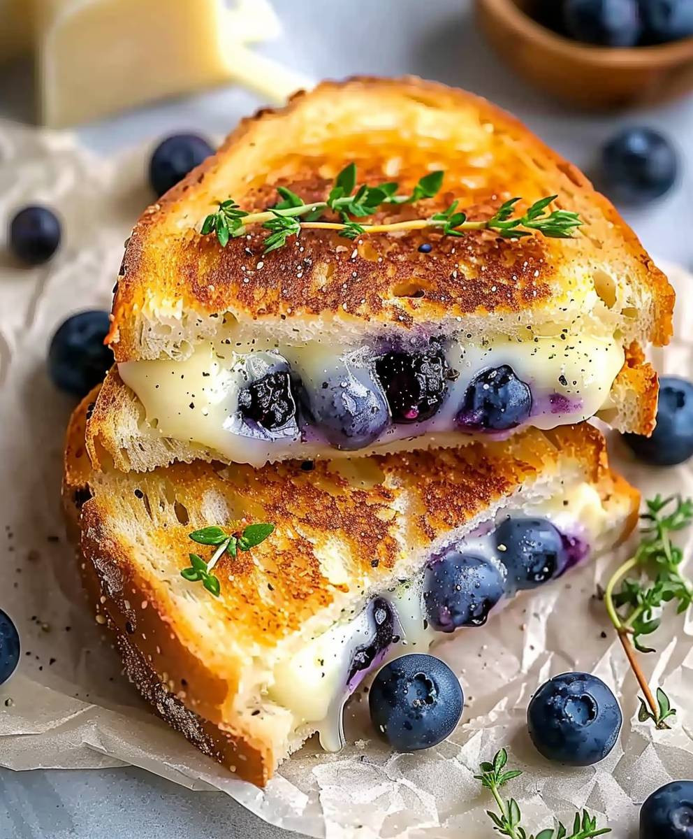 Blueberry Grilled Cheese