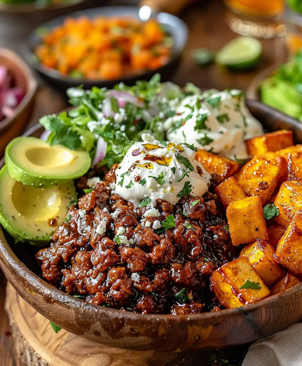 Hot Honey Ground Beef