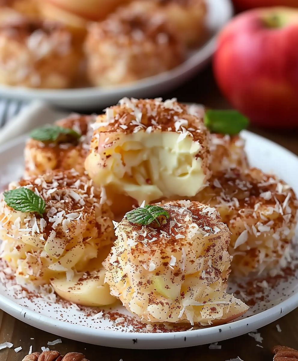 Apple Cottage Cheese Bites