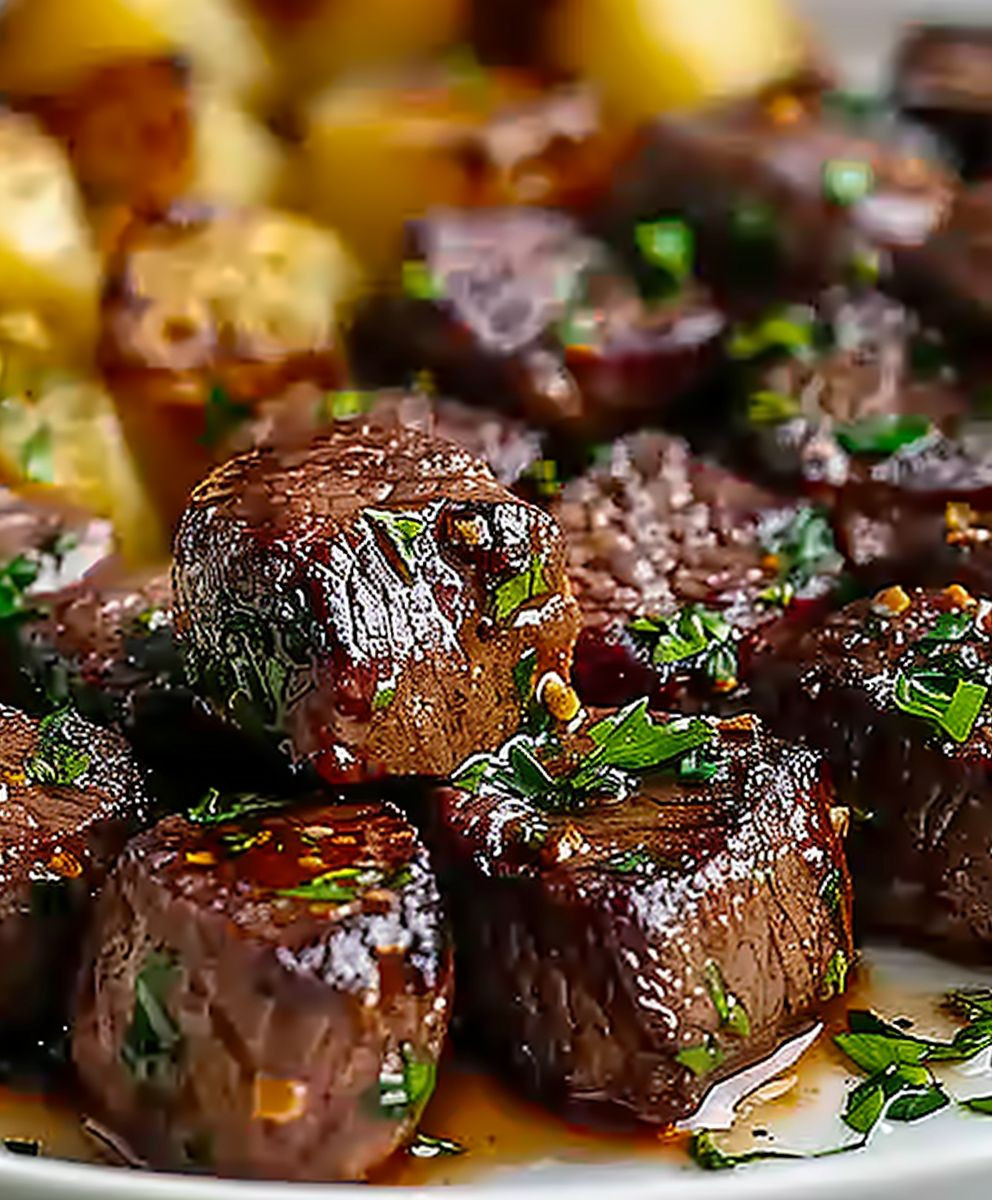 Garlic Butter Steak Bites