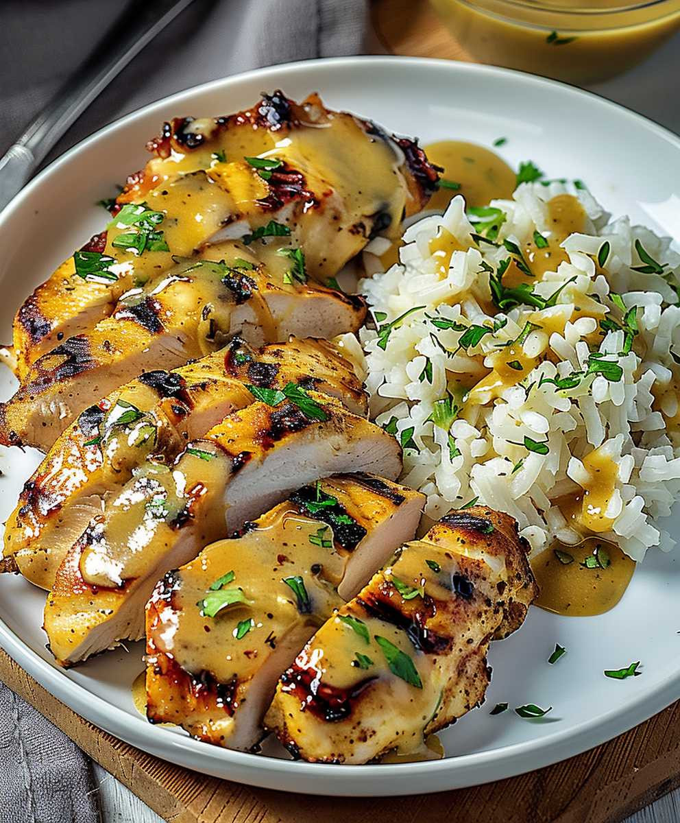 Honey Mustard Chicken Rice